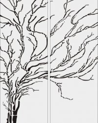 Пескоструйный рисунок Дерево 62